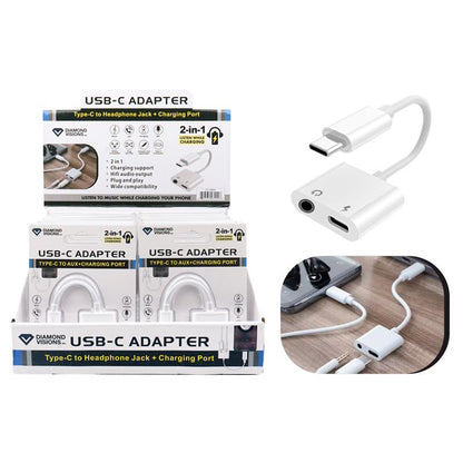 2 IN 1 ADAPTR SMRTPHN - Pack of 18