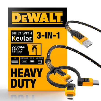 3IN1 REINFORCED CABLE 6'