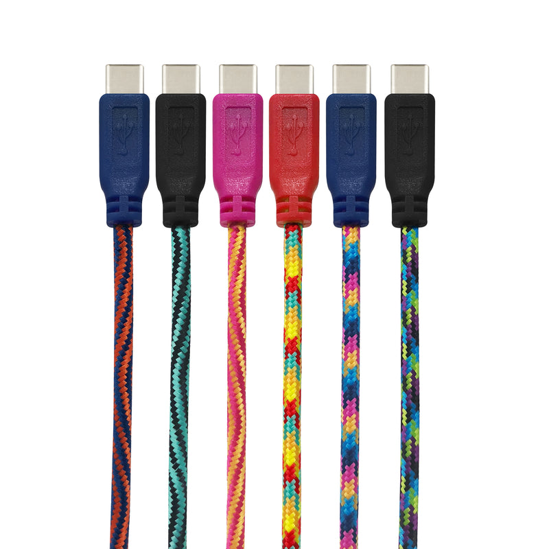 Set of 24 Emery Jensen USB-C cables, 10 feet long, for cellphone accessories, perfect for charging and data transfer.