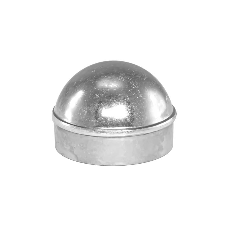 Aluminum cap post for chain link fencing by Emery Jensen, 2-3/8-inch size, with a durable protective finish.
