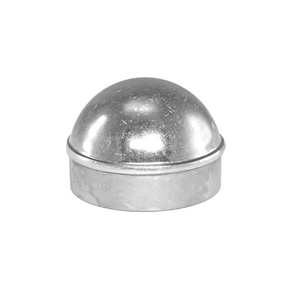 Aluminum cap post for chain link fencing by Emery Jensen, 2-3/8-inch size, with a durable protective finish.