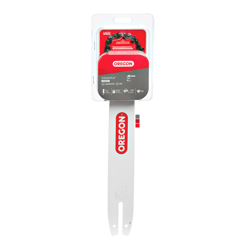 Emery Jensen chain saw accessory, Bar&chain CMBO 50LNK 14-inch, compatible with chainsaw for cutting and trimming tasks.