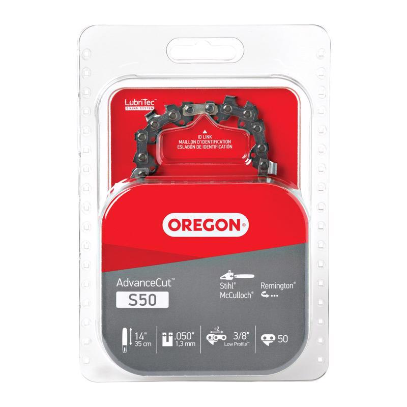 Emery Jensen 14-inch chainsaw chain for chainsaw accessories, featuring sharp cutting links and durable metal construction.