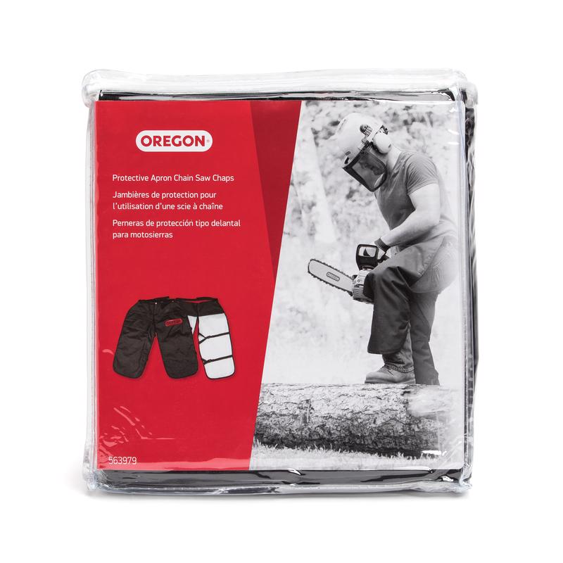 Black safety chain saw accessory by Emery Jensen, designed for enhanced safety during chain saw use.