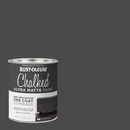 Emery Jensen chalk paint in 30 oz bottles, pack of 2, ideal for furniture and craft projects with smooth, matte finish.