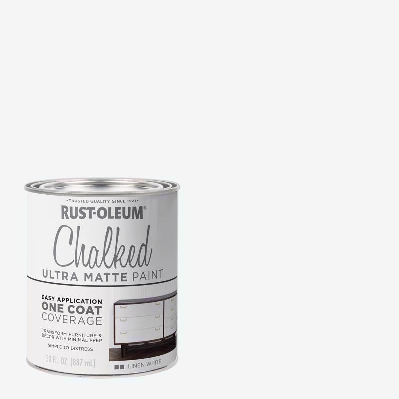 CHALK PAINT LIN WHT 30OZ - Pack of 2