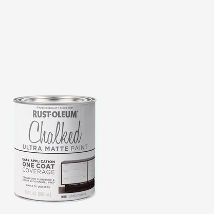CHALK PAINT LIN WHT 30OZ - Pack of 2