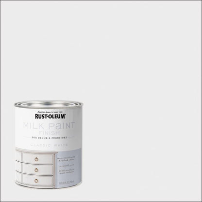 MILK PAINT CL WHITE 1QT - Pack of 2