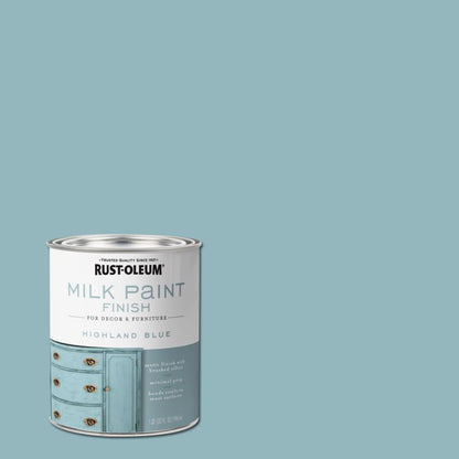 MILK PAINT HGH BLUE 1QT - Pack of 2