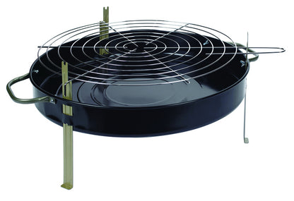 Emery Jensen charcoal grill in black with a compact design, perfect for outdoor cooking and barbecues.