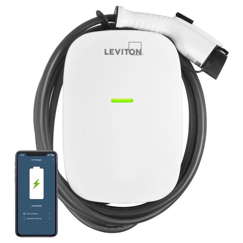 Emery Jensen EV charging station with Wi-Fi, 48A capacity, outdoor design, and digital display for electric vehicle charging.