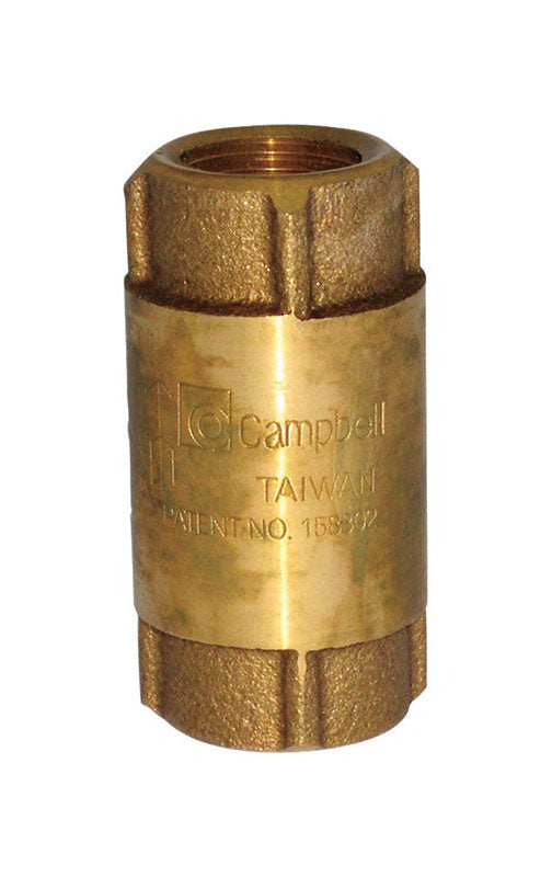 Emery Jensen 1/2-inch check valve, LF type, made of durable material, designed for plumbing and fluid control applications.