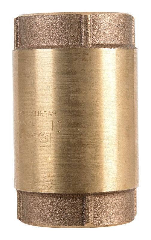 Emery Jensen 2-inch check valve, LF model, made of durable metal, designed for controlling water flow in plumbing systems.