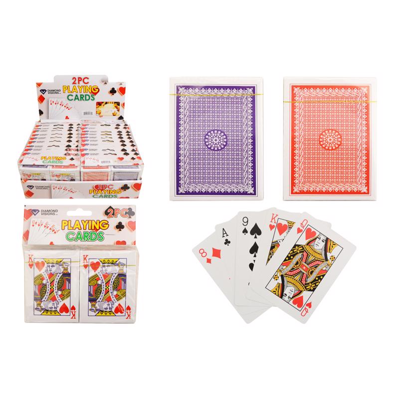 PLAYING CARDS 2 PACK - Pack of 24