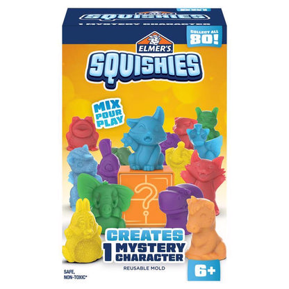 Colorful Emery Jensen Squishies Kit with assorted soft squishy toys, designed for children aged 6 and up, part of checkout toys and games.