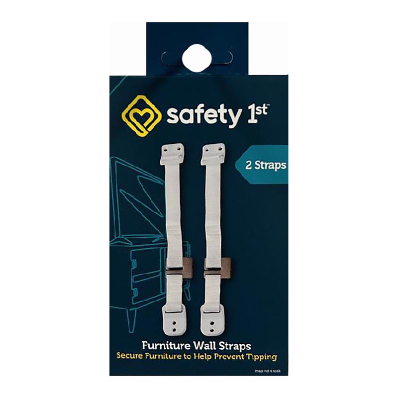 Emery Jensen child safety furniture wall straps securing furniture to the wall for safety and stability.