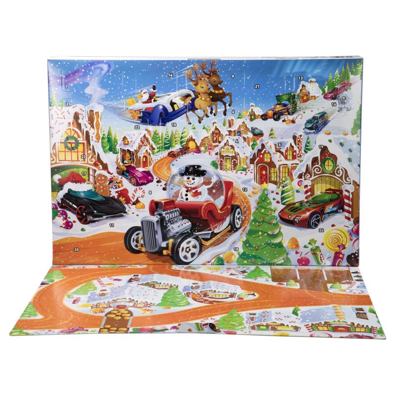 Emery Jensen ADVNT CLNDR MC 24-piece children's toy set for ages 3 and up, featuring colorful puzzle pieces and calendar symbols.