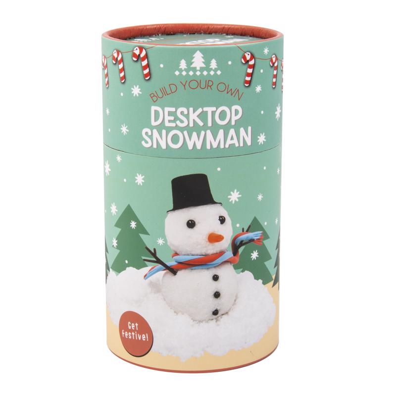 Set of six children's craft desk snowman toys by Emery Jensen for kids aged 3 and up, colorful and fun for creative play.