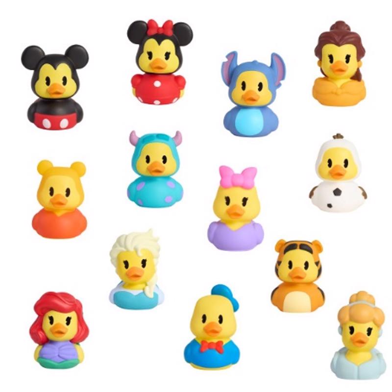 Set of 36 Disney small rubber ducks for children’s toys, featuring colorful and playful design by Emery Jensen.