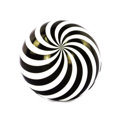 ILLUSION BALL Blk/wht 4" - Pack of 6