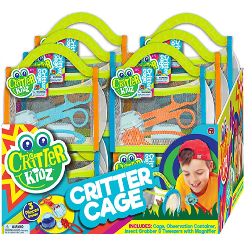 KIDZ CRITTER CAGE - Pack of 12
