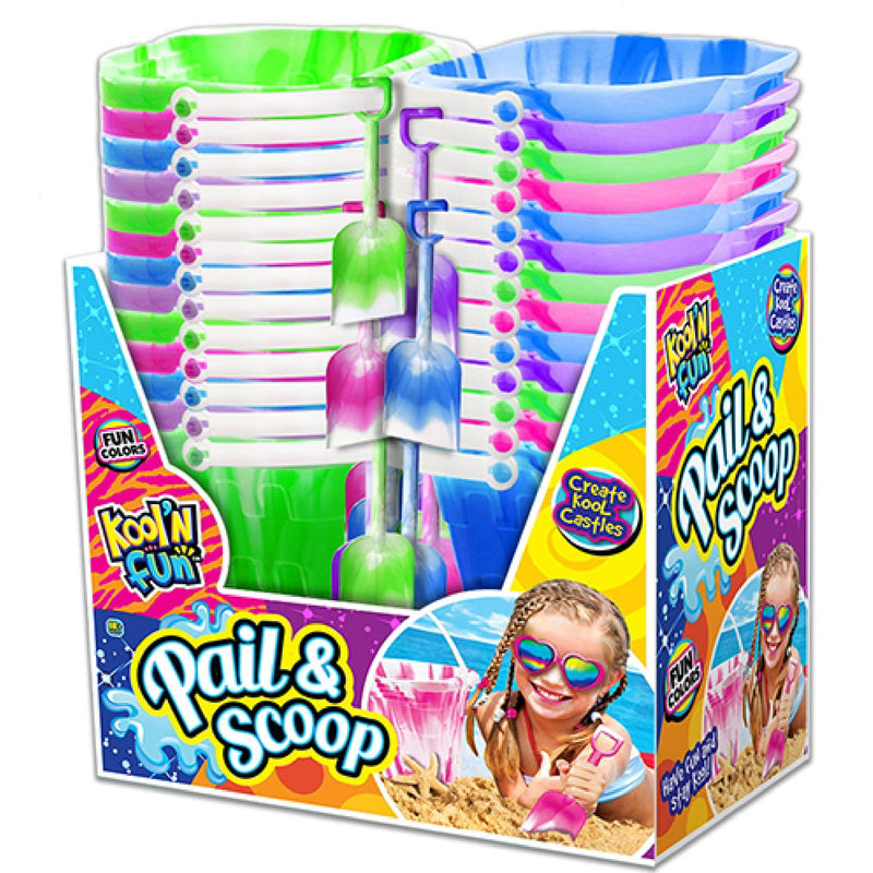 KOOL N' FUN Pail&scoop - Pack of 48