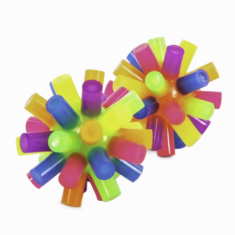 LGHT UP DIGT BALLS MULTI - Pack of 12