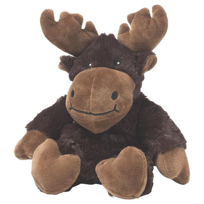 Brown plush moose toy for children by Emery Jensen, soft and cuddly with detailed features.