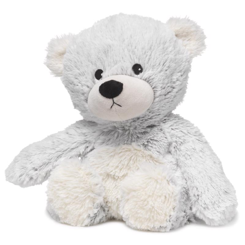 Emery Jensen plush gray bear children's toy, soft and cuddly with detailed fur and friendly expression.