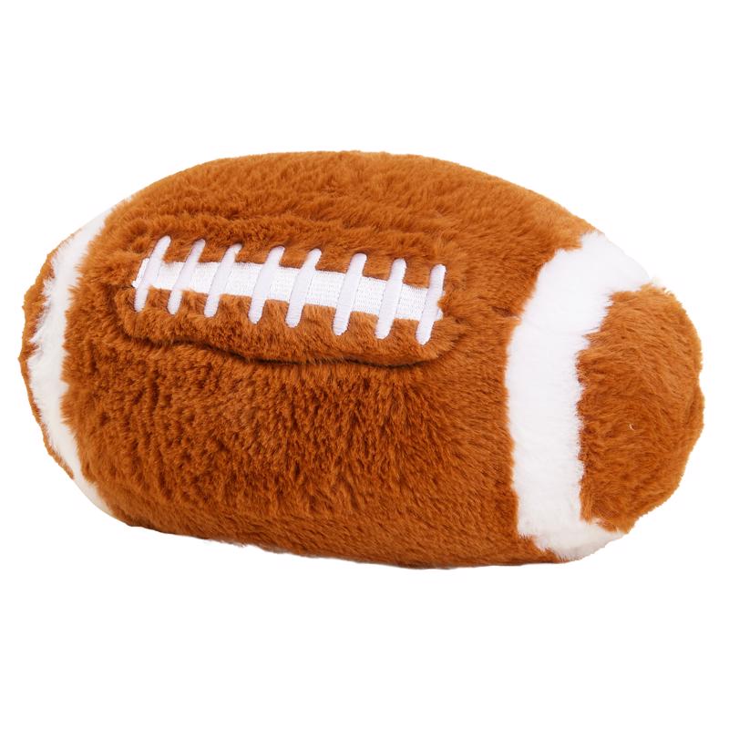 Emery Jensen plush brown football toy for children, soft and cuddly sports-themed toy perfect for young kids.
