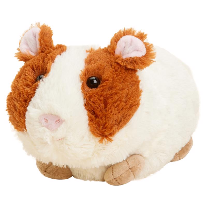 Soft plush guinea pig toy for children by Emery Jensen, featuring realistic fur and adorable small size.