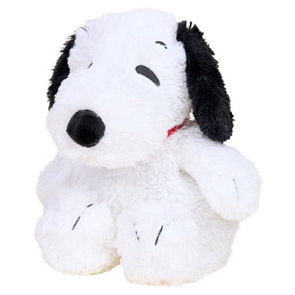 Soft plush Snoopy toy from Emery Jensen, perfect for children, featuring a cute, cuddly design with detailed stitching.