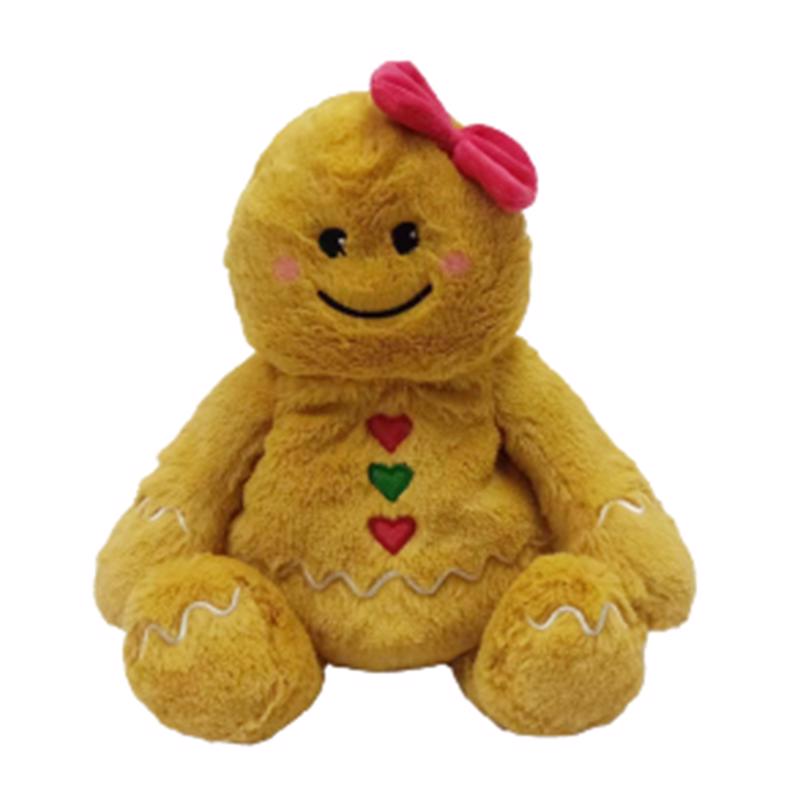Emery Jensen plush Warmie Gngrbrd girl toy, soft stuffed children's toy with cozy design, perfect for cuddling and comfort.
