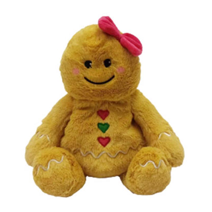 Emery Jensen plush Warmie Gngrbrd girl toy, soft stuffed children's toy with cozy design, perfect for cuddling and comfort.