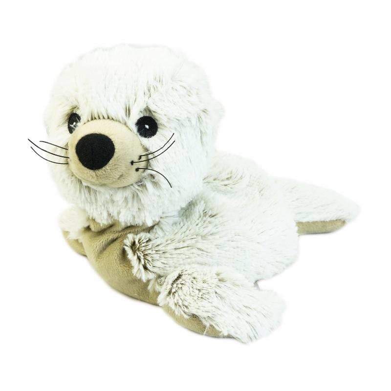 Emery Jensen Plush Warmies Seal children's toy, soft stuffed animal with a cute seal design, ideal for kids' comfort and cuddles.