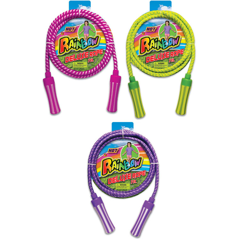 RAINBOW DELUXE JUMP ROPE - Pack of 24