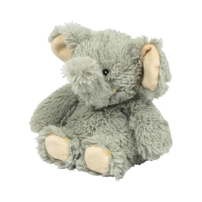 Soft plush elephant toy for children by Emery Jensen, featuring a cute, cuddly design perfect for kids' play and comfort.