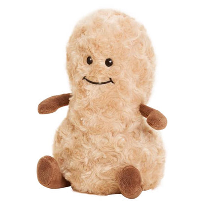 Set of six Emery Jensen children's plush peanut toys, soft stuffed animals ideal for kids' play and comfort.