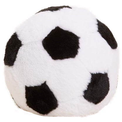 Emery Jensen children's toy plush soccer ball featuring soft, colorful fabric, perfect for young kids to play and cuddle.