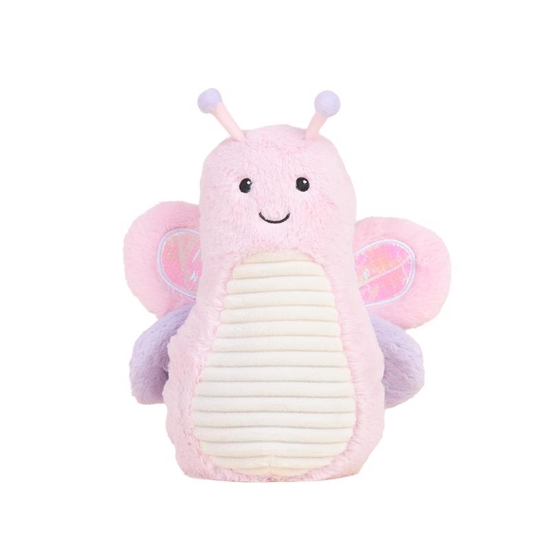 Emery Jensen children's toy plush butterfly with soft, colorful wings and a cuddly plush body for kids to play and cuddle.