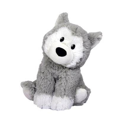 Gray husky plush toy from Emery Jensen's Stuffd Animal collection, soft and suitable for children.