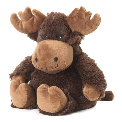 Emery Jensen children's toy Stuffed animal moose in brown with soft plush fur, designed for kids' play and comfort.