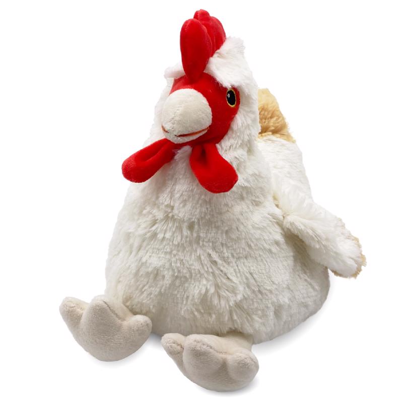 Soft plush stuffed animal chicken toy for children by Emery Jensen, featuring a cute and cuddly chicken design.
