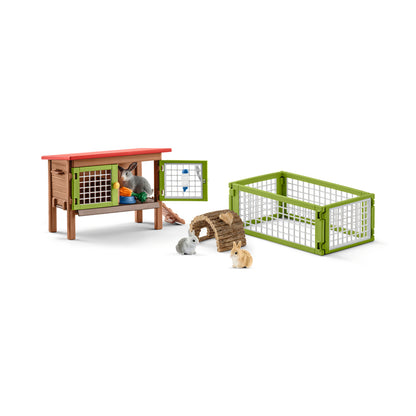 TOY RABBIT HUTCH SET - Pack of 2