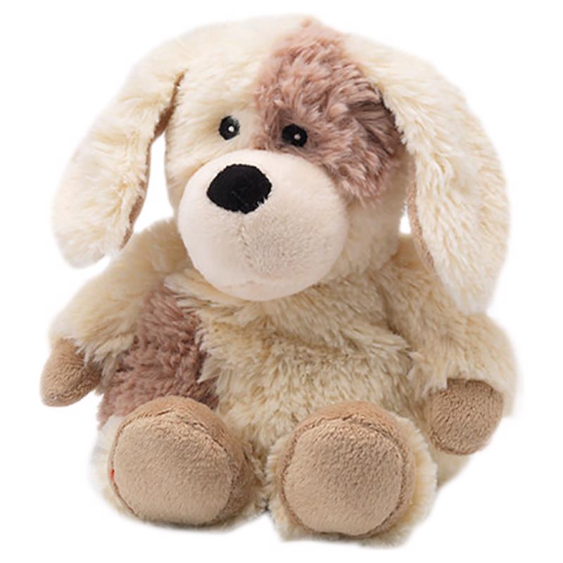 Emery Jensen Warmies Jr Puppy Plush toy for children, soft and cuddly stuffed animal featuring a cute puppy design.