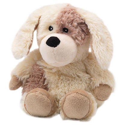 Emery Jensen Warmies Jr Puppy Plush toy for children, soft and cuddly stuffed animal featuring a cute puppy design.