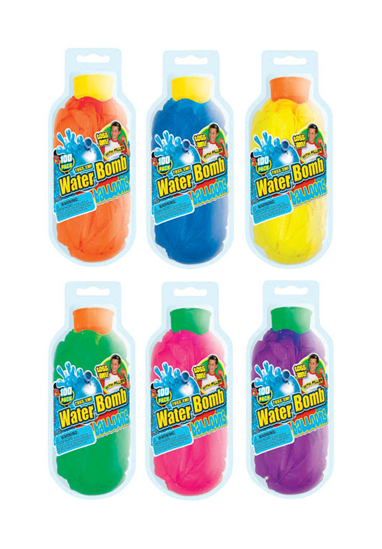 WATER BALLOONS 100PC - Pack of 24