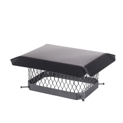 Emery Jensen chimney cap with tab screw, 9x13-inch size, designed to cover and protect chimney openings.