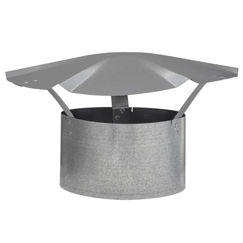 RAIN CAP GALV 30G 6" - Pack of 6