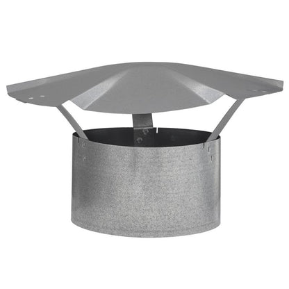 RAIN CAP GALV 30G 6" - Pack of 6